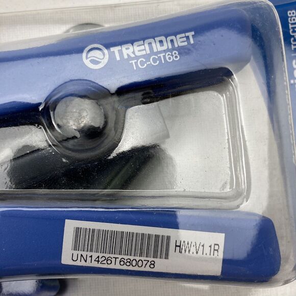 TRENDnet Crimping Tool 8P/Rj-45 & 6P/Rj-12 Rj-11 Crimp Cut & Strip Tool TC-CT68 - Picture 3 of 4
